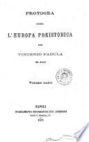 Protogèa, ossia L'Europa preistorica per Vincenzo Padula