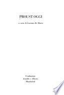 Proust oggi
