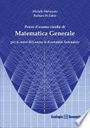 Prove d'esame risolte di Matematica Generale