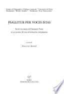Psallitur per voces istas