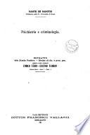 Psichiatria e criminologia