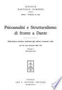 Psicoanalisi e strutturalismo di fronte a Dante: Premesse