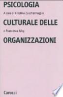 Psicologia culturale delle organizzazioni