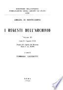 Pubblicazioni degli archivi di Stato