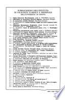 Pubblicazioni del D.AR.FI.CL.ET.