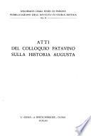 Pubblicazioni dell' Istituto do storia antica