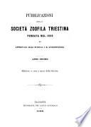 Pubblicazioni della Soc. Triestina, contro il maltrattamento degli animali (etc.)