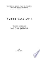 Pubblicazioni