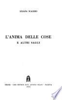 Pubblicazioni. Serie Filosofica: Saggi e Monografie