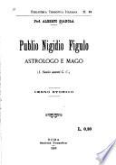 Publio Nigidio Figulo astrologo e mago