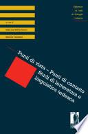 Punti di vista – Punti di contatto. Studi di letteratura e linguistica tedesca
