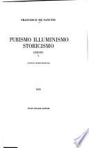 Purismo, illuminismo, storicismo: Lezioni. 2 v