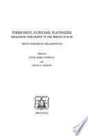 Pyrrhonists, Patricians, Platonizers