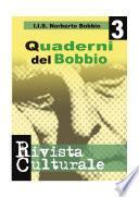 Quaderni del Bobbio n. 3 anno 2011