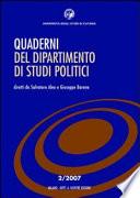 Quaderni del Dipartimento di studi politici (2007)