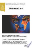 Quaderni del Master in “Immigrazione, Genere, Modelli Familiari e Strategie di Integrazione” n. 4