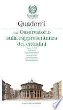 Quaderni dell'Osservatorio sulla rappresentanza dei cittadini n. 6/2009