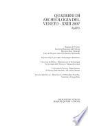 Quaderni di archeologia del Veneto