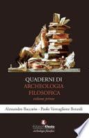 Quaderni di archeologia filosofica