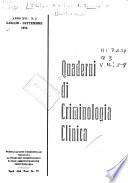 Quaderni di criminologia clinica