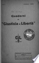 Quaderni di Giustizia e Libertà
