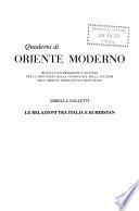 Quaderni di oriente moderno