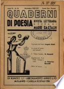 Quaderni di poesia rivista letteraria