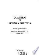 Quaderni di scienza politica