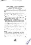 Quaderni di semantica