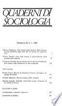 Quaderni di sociologia