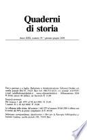 Quaderni Di Storia