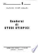 Quaderni di studi etiopici