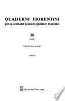 Quaderni fiorentini per la storia del pensiero giuridico moderno