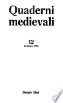 Quaderni medievali