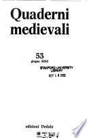 Quaderni medievali