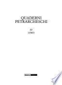 Quaderni petrarcheschi