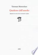 Quaderno dell'assedio. Appunti in versi di un testimone oculare