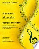 Quaderno di musica: esercizi e verifiche