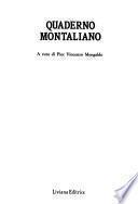 Quaderno Montaliano