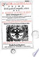 Quadragesimale primo delli quatro composti, e detti dal P. Giouanni Rho