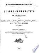 Quadro geografico-ornitologico