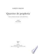 Quaestio de prophetia