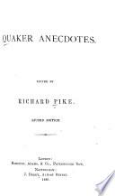 Quaker Anecdotes
