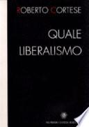 Quale liberalismo