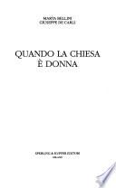 Quando la Chiesa è donna
