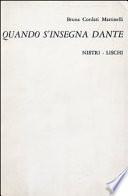 Quando s'insegna Dante