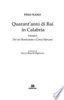 Quarant'anni di Rai in Calabria
