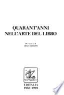 Quarant'anni nell'arte del libro