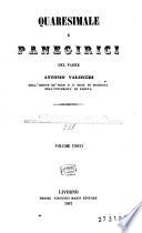 Quaresimale e panegirici