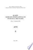 Quate giornate internazionali di studi sull'area elima
